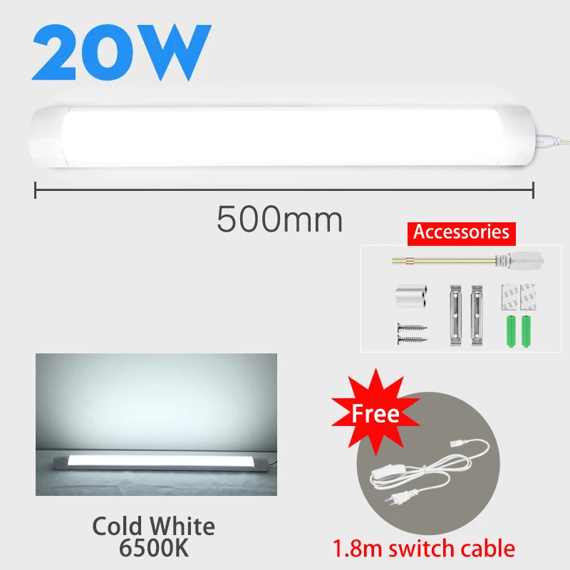 Luce LED sottopensile, 10 W / 20 W, 220 V