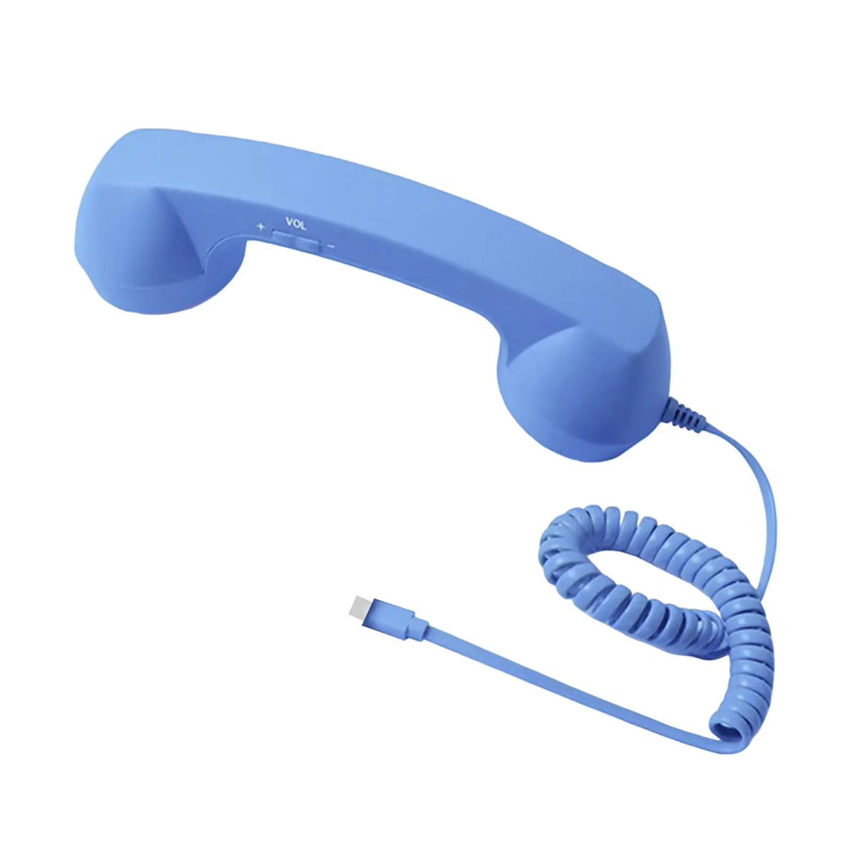 Retro telefónne slúchadlo s USB-C a ovládaním hlasitosti