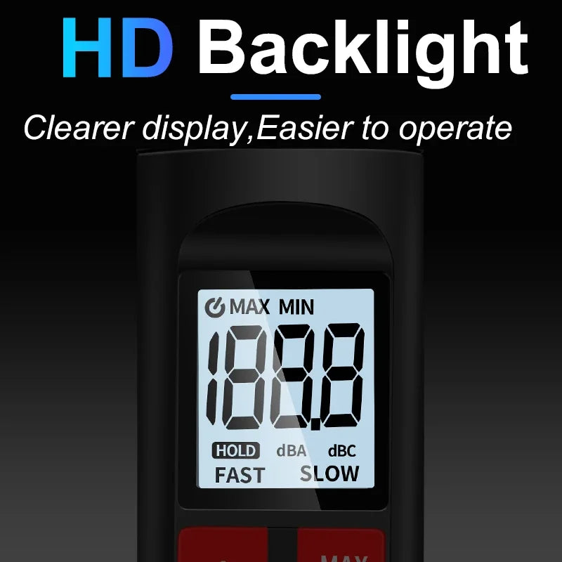 DY38 digitale geluidsniveaumeter
