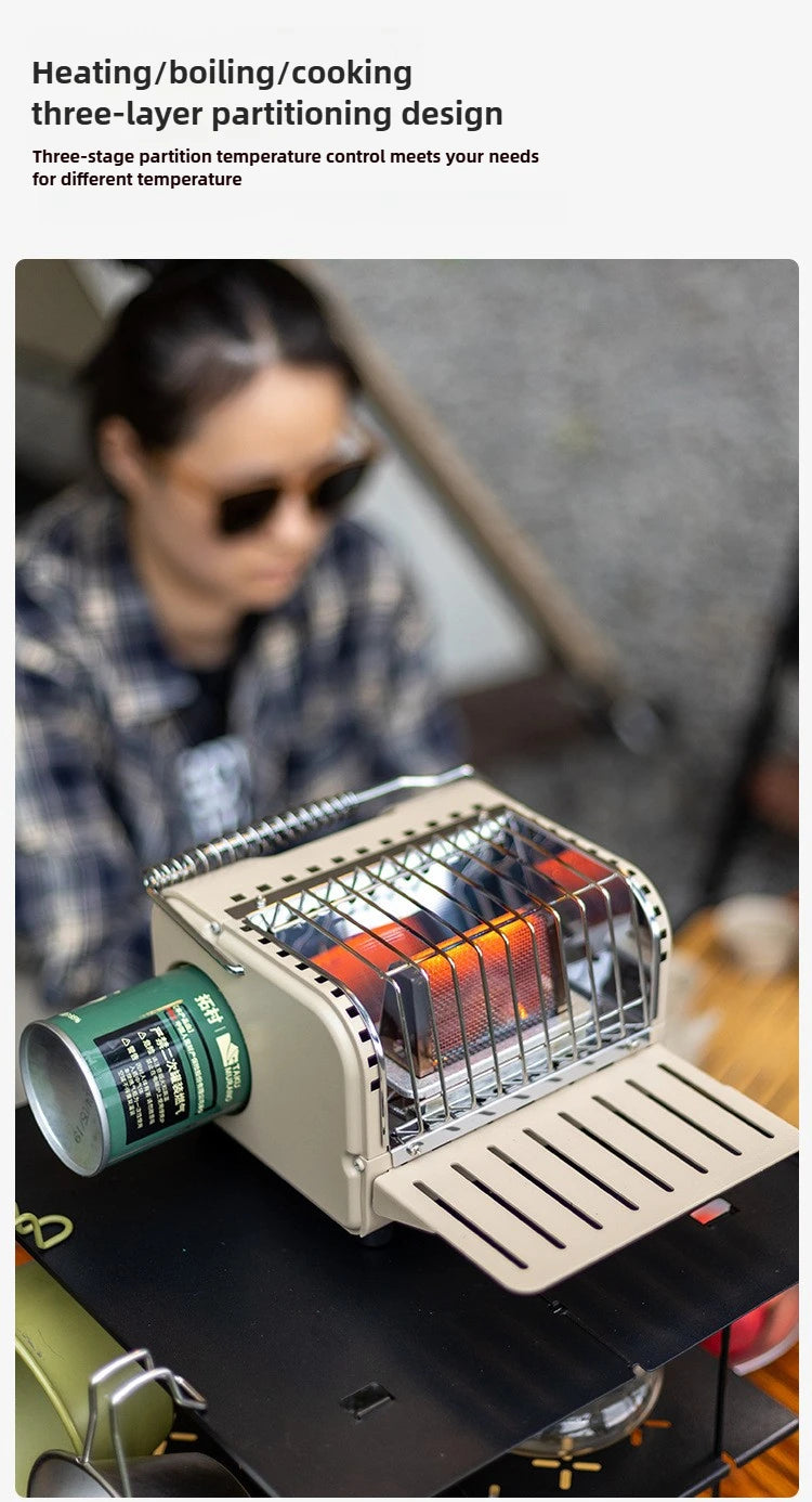 Outdoor Mini Heating Stove Portable Butane Burner