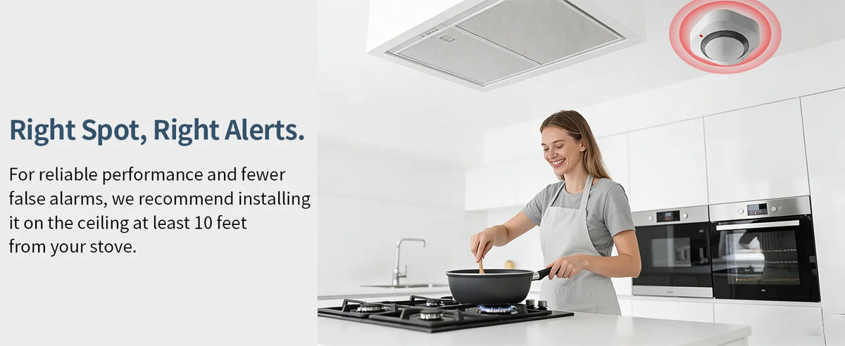 Zigbee Smart Smoke Detector with App Alerts