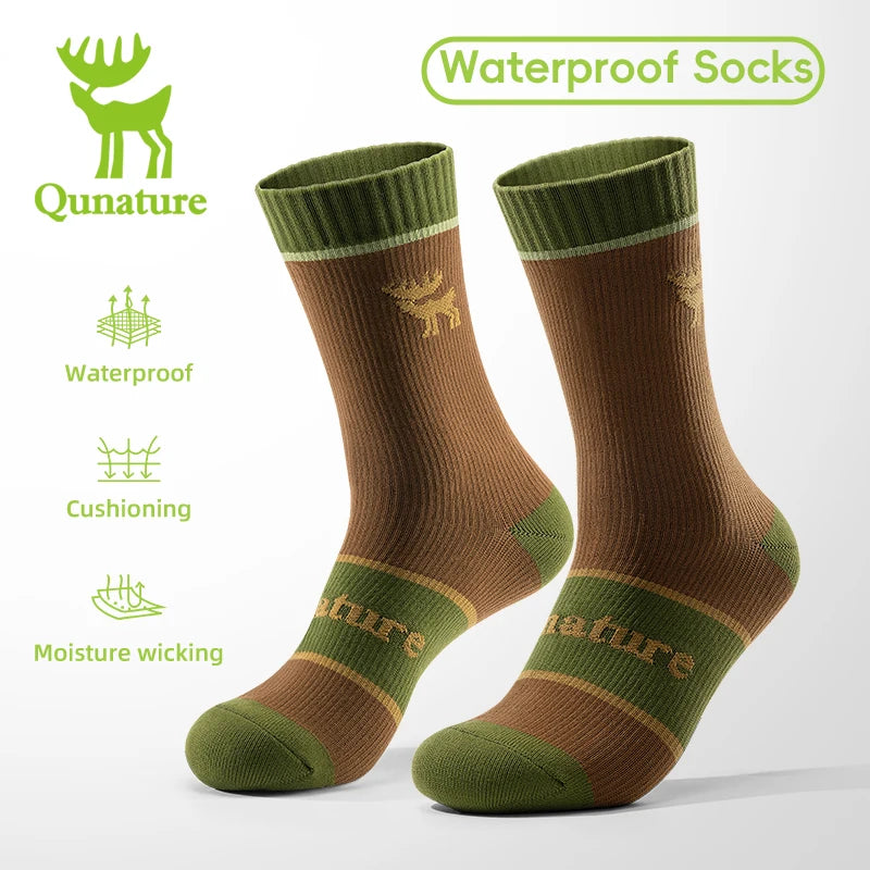 Waterproof Knee-High Hiking Socks for Outdoor, Snow, and Cycling