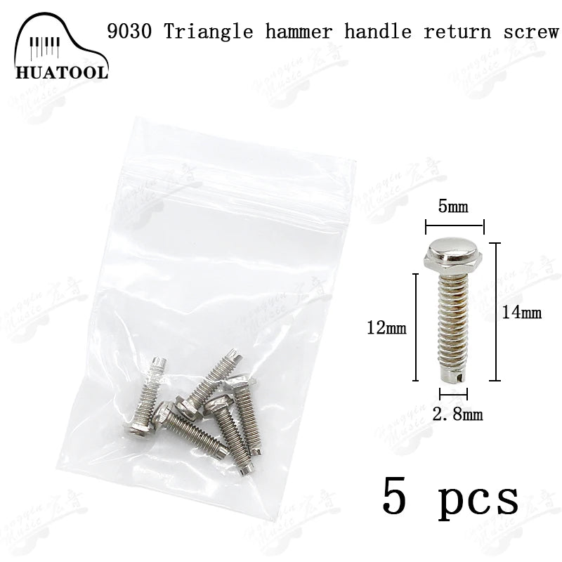 HUATOOL Piano Tuning and Maintenance Tools - Triangle Piano Hammer Shaft Frame Dampers Pull Rope Screws and Related Accessories