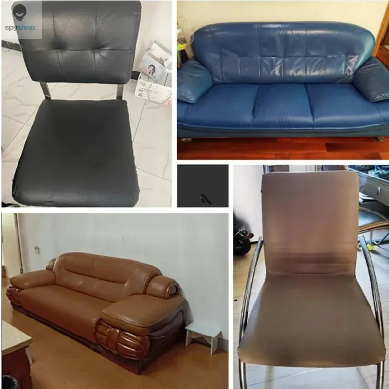 Self Adhesive Leather Repair Tape for Sofa Car Seats Handbags Jackets Furniture Shoes First Aid Patch Leather Patch DIY Black Spy-shop.com