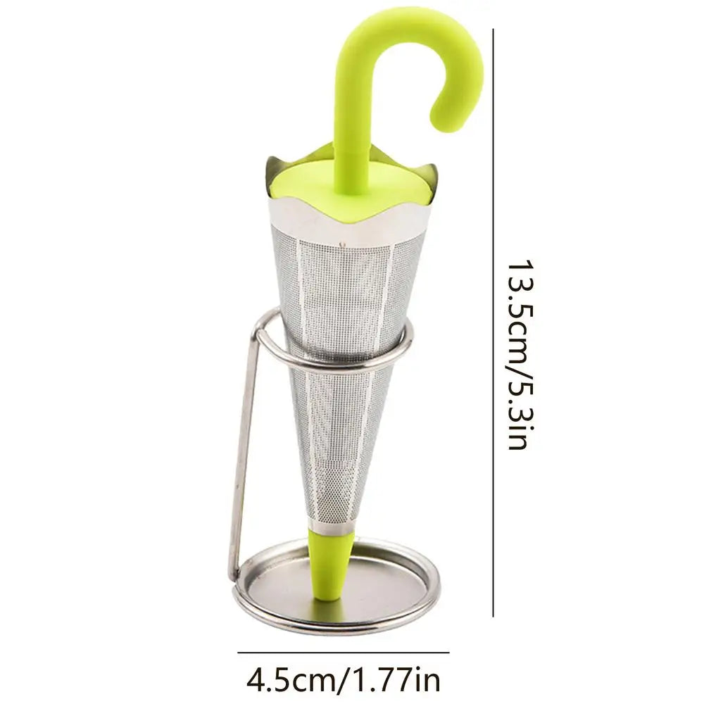 Umbrella-Shaped Loose-Leaf Tea Infuser