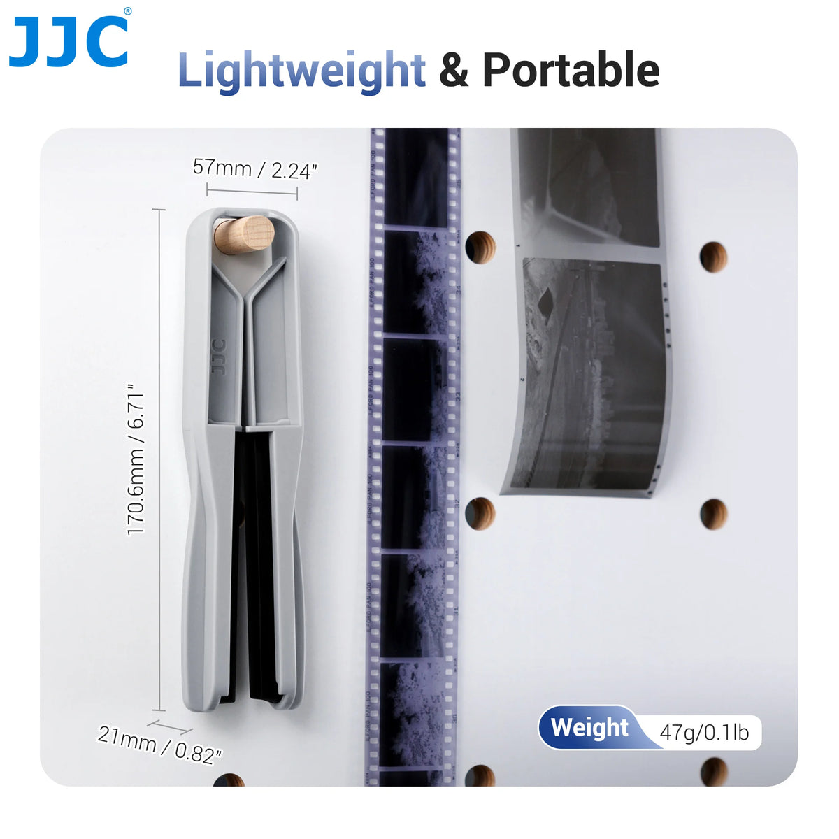 Espátula de filme JJC FS-1 para filme 135 & 120