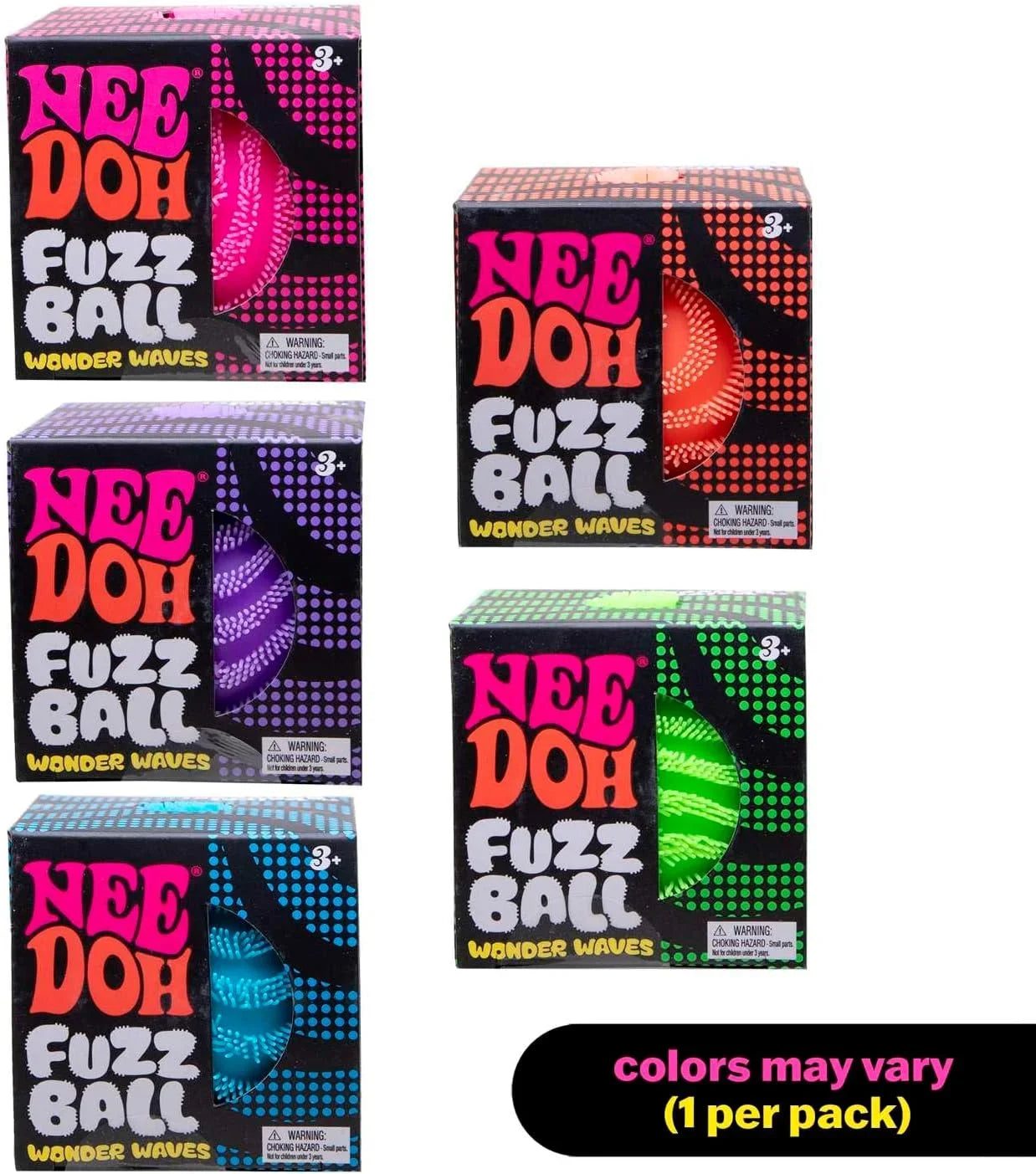 NeeDoh Fuzz Ball Stress Relief Toy Desktop Ornament