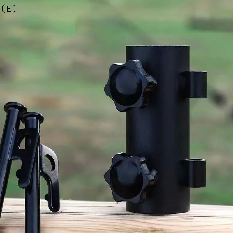 〔E〕Acessórios para acampamento ao ar livre Telas de teto Fixação de lona Tenda Pole cano de apoio Equipamento de suporte Tubo de fixação Ferramentas ao ar livre