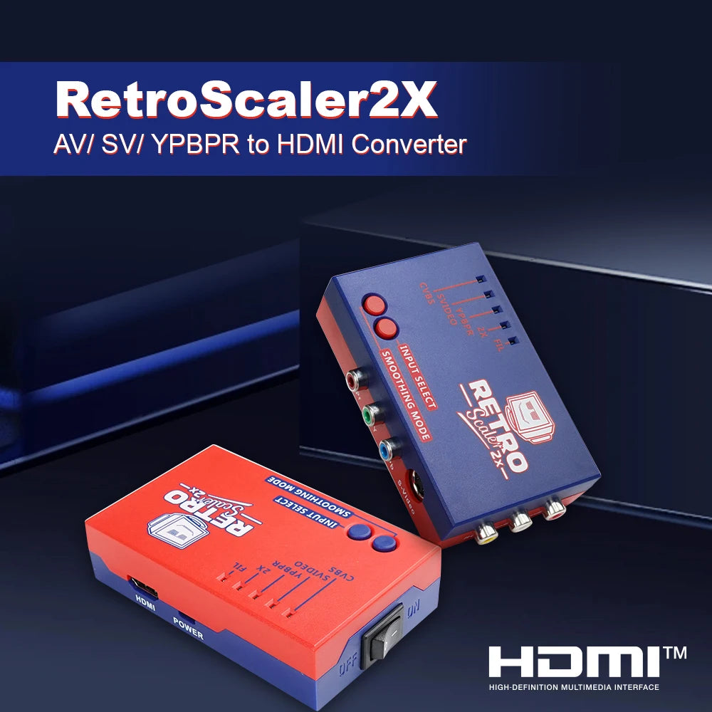 Retro-console AV-naar-HDMI lijnverdubber