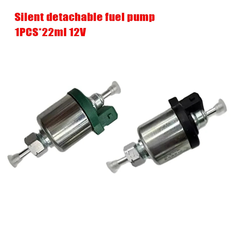 22ml 12V 24V Car Silent Fuel Pump +Bracket Air Heater Diesel Metal Car Heater Fuel Pump Air Parking Heater Accessories