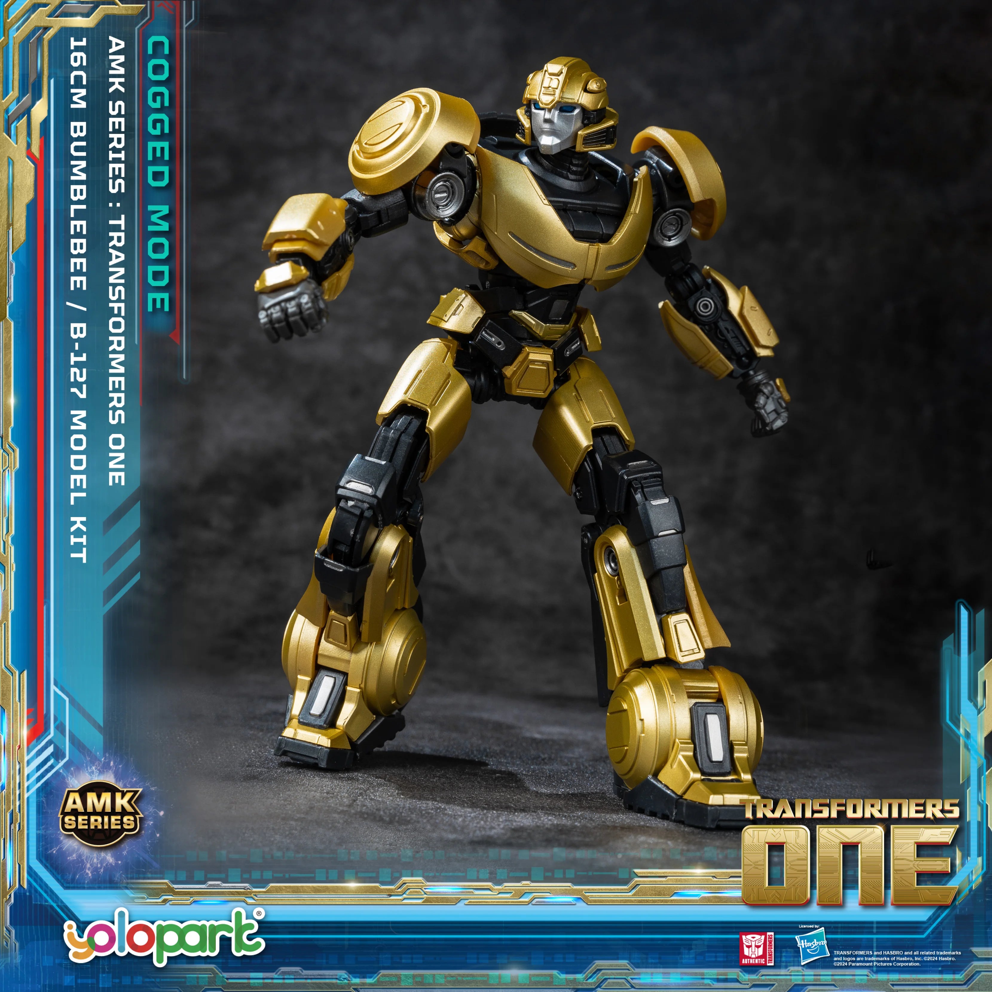YOLOPARK Bumblebee Transformers figurka v ozubeném režimu