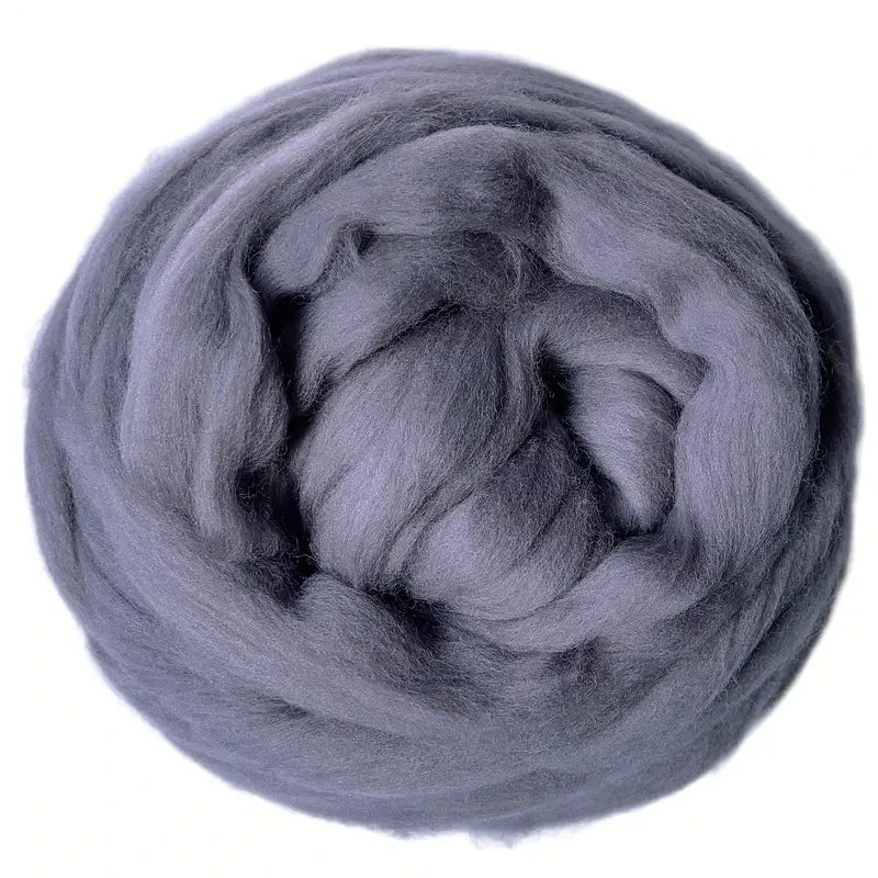 Wool Roving for Felting and Spinning, 100 g