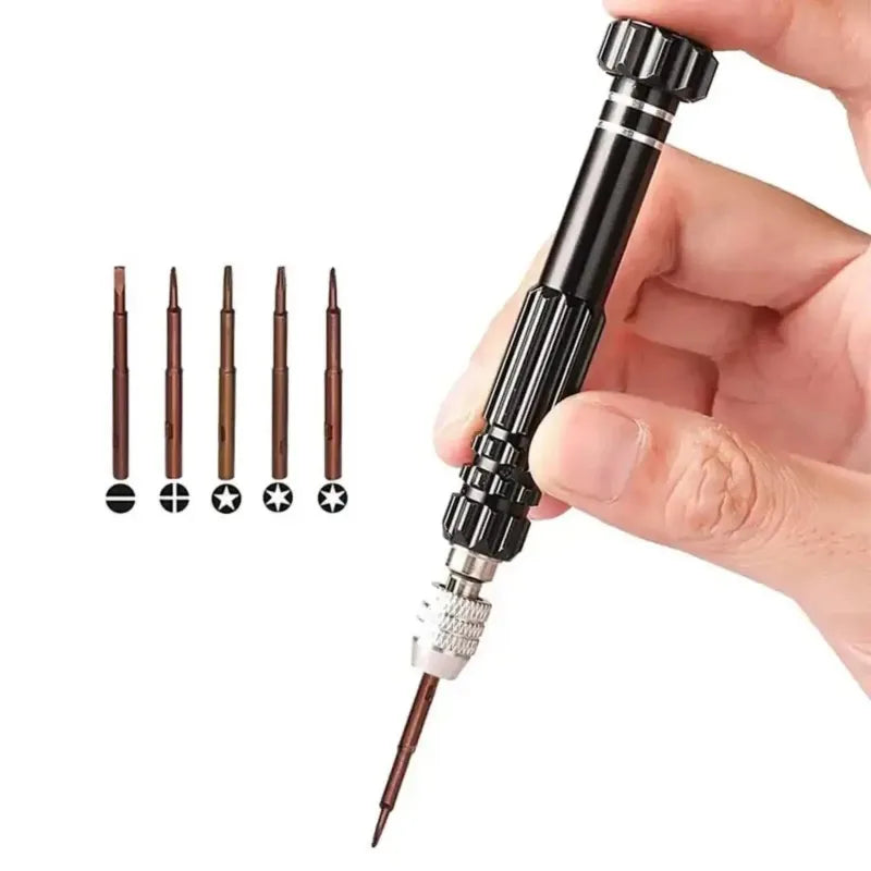 Hot Sale 5-in-1 Multifunctional Small Screwdriver Kit Repair Tool for Eyeglass Sunglasses Electronics Cellphone Jewelry and More