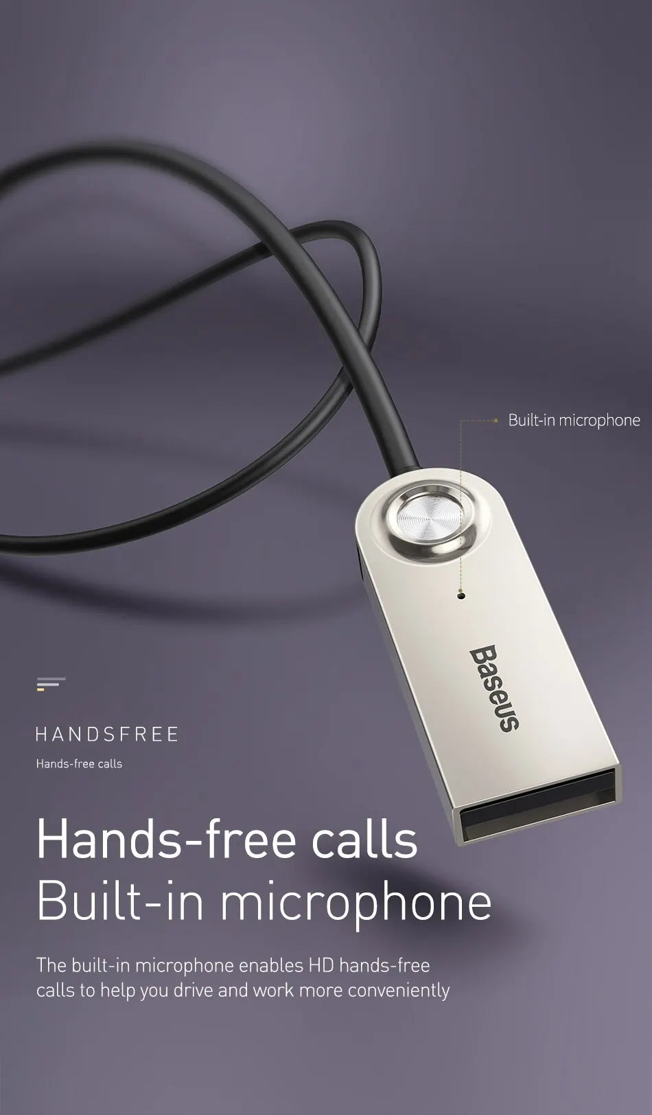 Bluetooth 5.0 AUX adaptér do auta Kábel 3,5 mm Bezdrôtový audio prijímač