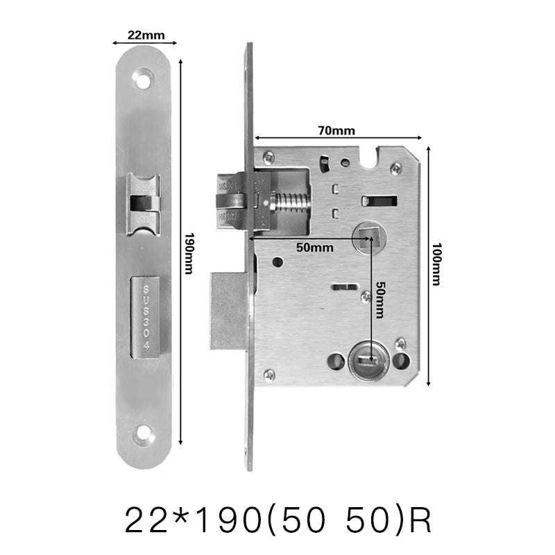 Mortise Lock Body for Compatible Smart Locks