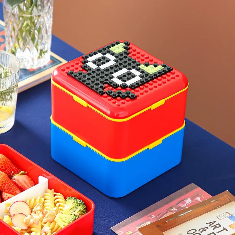 Building-Block Lunch Box or Separate Accessories
