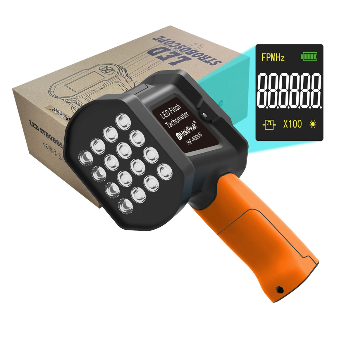 Estroboscópio LED Portátil Recarregável