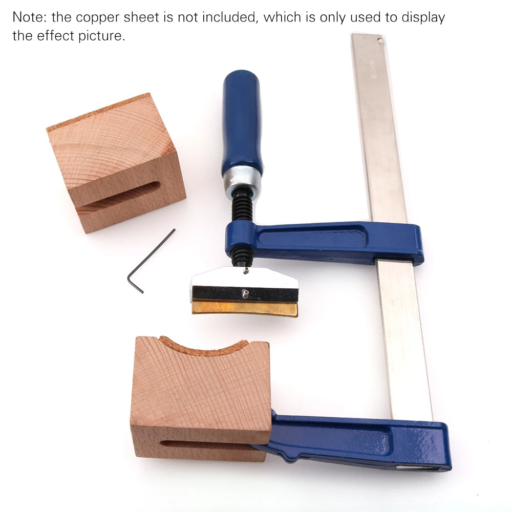 Kit di morsetto per tasti della chitarra con supporti in legno