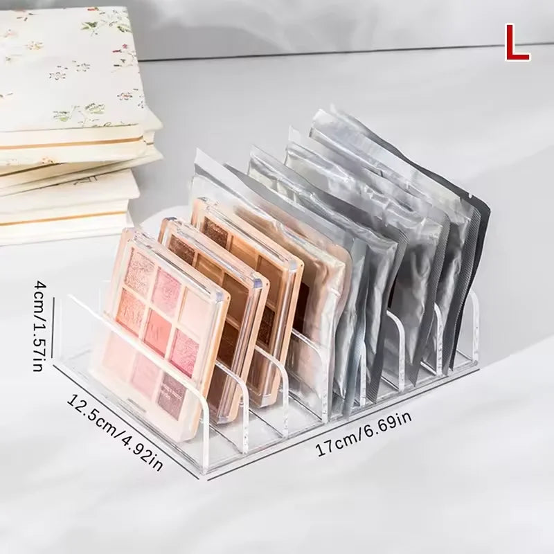 Seven-Compartment Makeup Palette Organiser