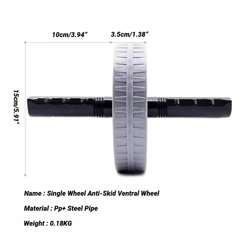 Non-Slip Abdominal Wheel Roller for Core Strength Training