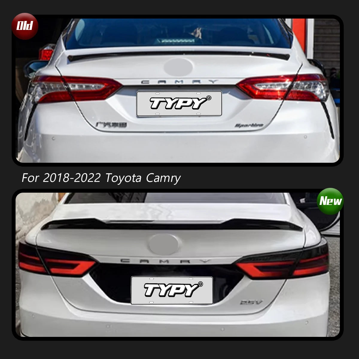 Feux arrière à LED pour Toyota Camry 2018–2022 avec mise à niveau DRL