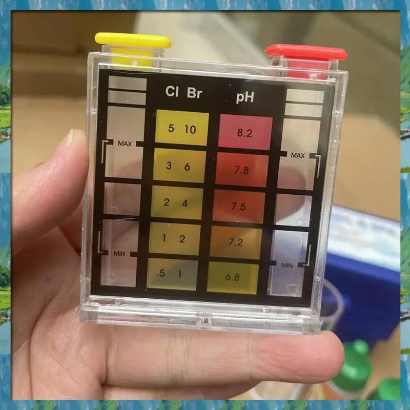 Vijf-wegs Reagent Test Kit voor Zwembad en Spa