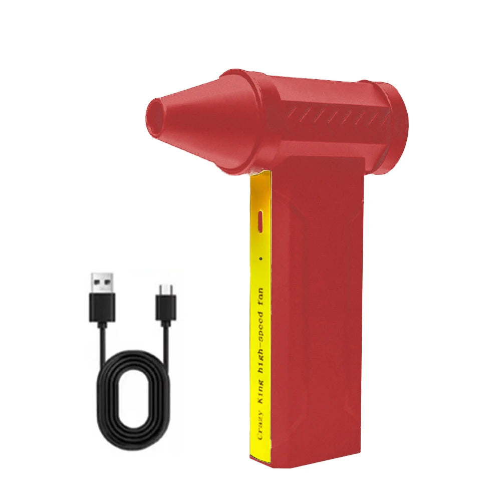 160000 RPM 350g thrust Brushless Motor Electric Turbo Jet Fan High-Speed Turbo Violent Fan USB Rechargeable Powerful Dust Blower