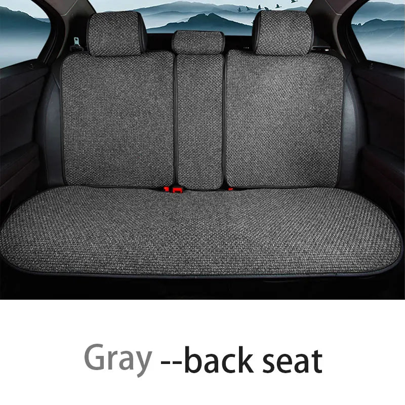 SEAMETAL Breathable Car Seat Cover Sweatproof Linen Automotive Seat Cushion Wear-Resistant Seat Protector for Suv Sedan Truck