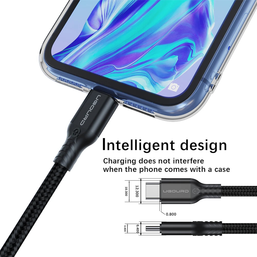 USB-C-kabel med 20 Gbps, stöd för 240 W och 4K60