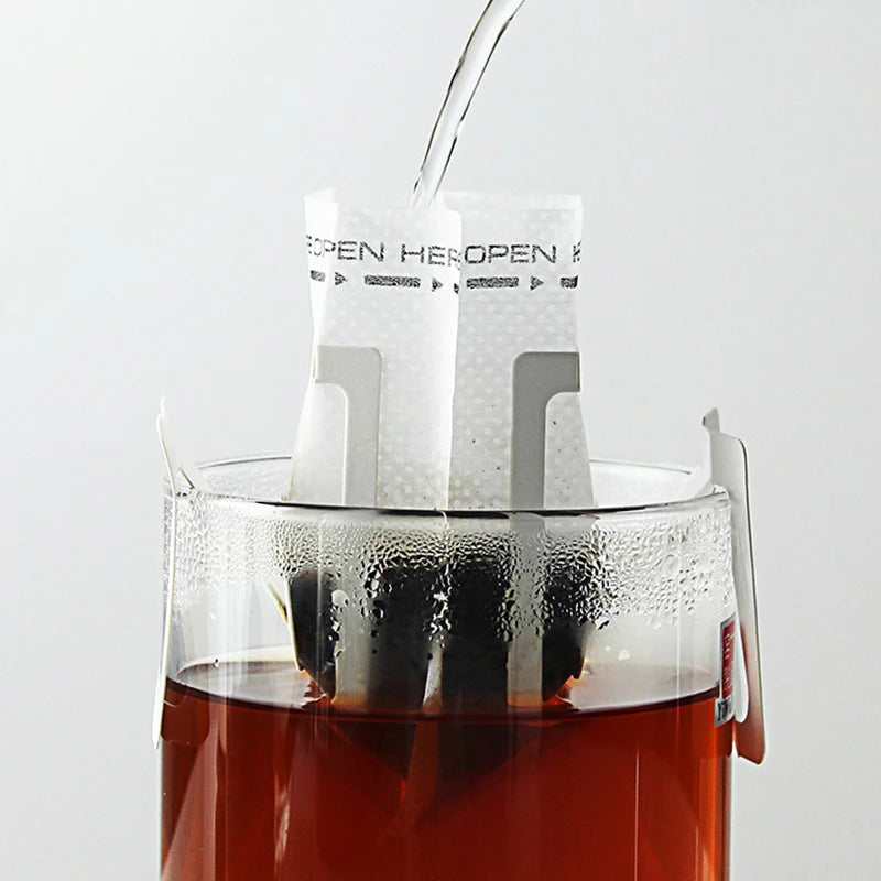 50/100 pcs Coffee Filter Bags Disposable Drip Coffee Paper Pack Portable Hanging Ear Espresso Coffee Accessories Tea Tool