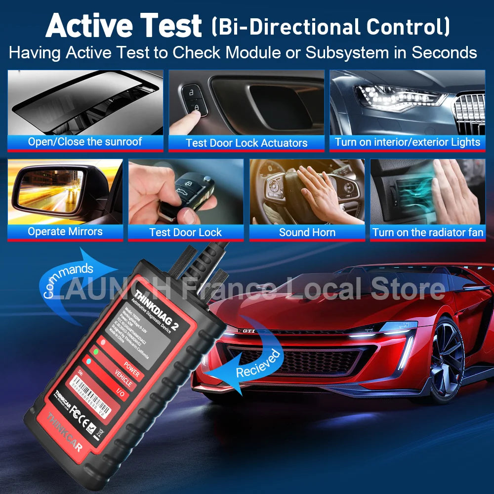 Thinkdiag 2 Scanner Diagnostico OBD2 con CAN FD e Codifica ECU