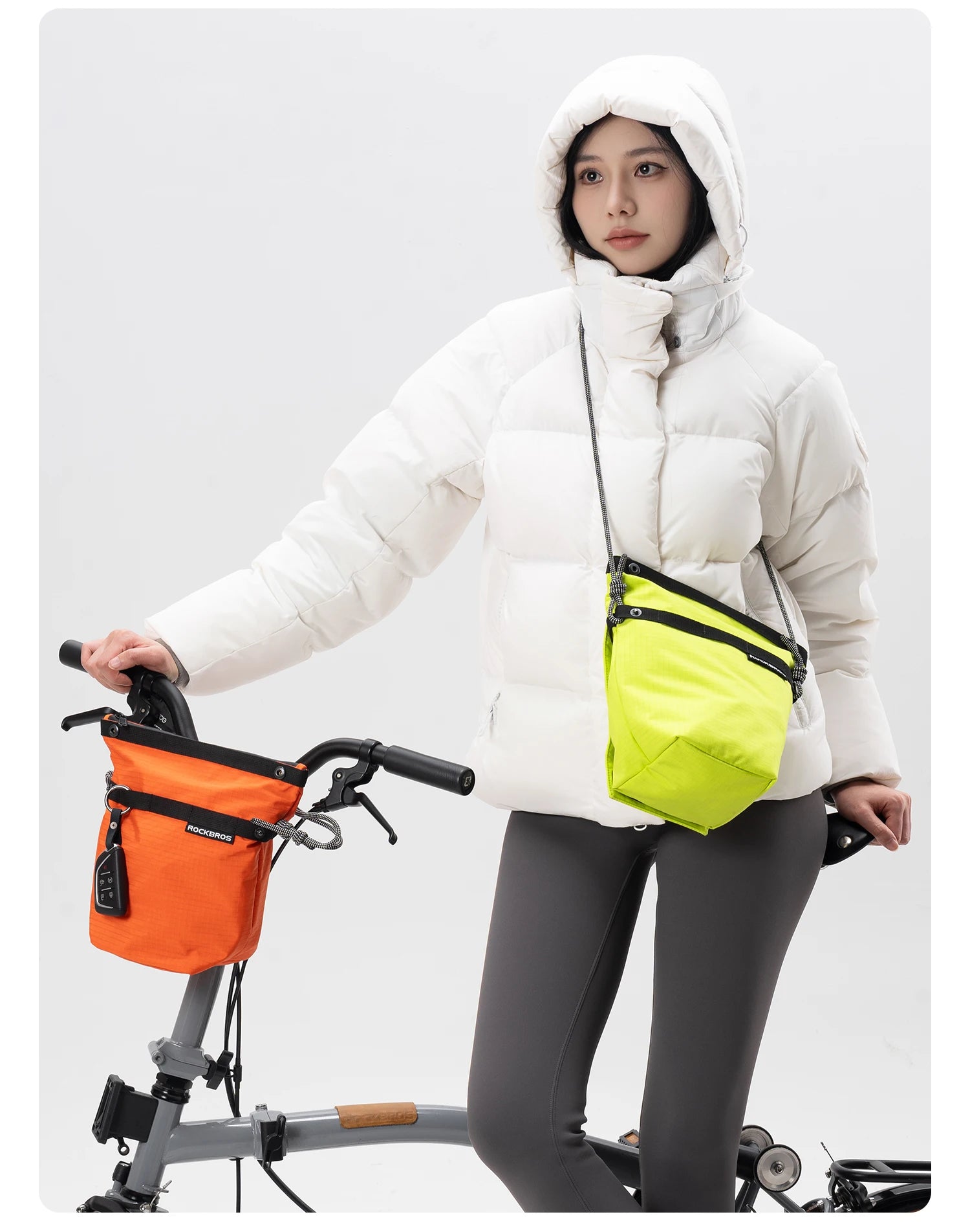 2.5L Waterproof Bike Handlebar Bag with Quick Release Mount