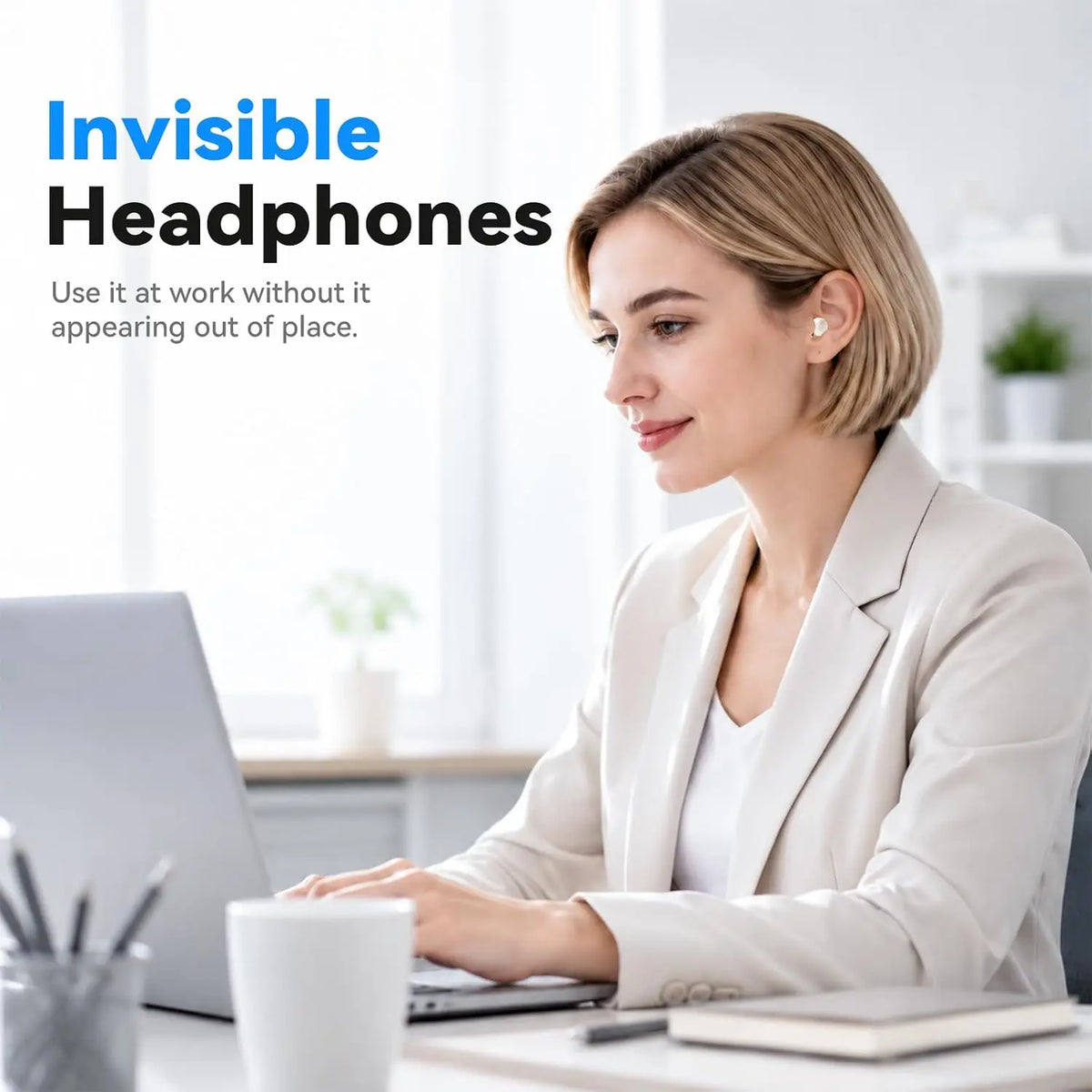 Mini Invisible Wireless Bluetooth Earbuds for Small Ears
