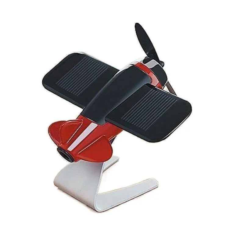 Soldriven roterande flygplansornament