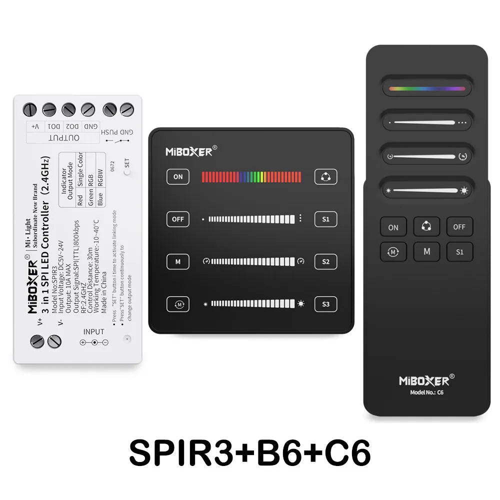 SPI Pixel LED Controller - SPIR3, B6 and C6 Options