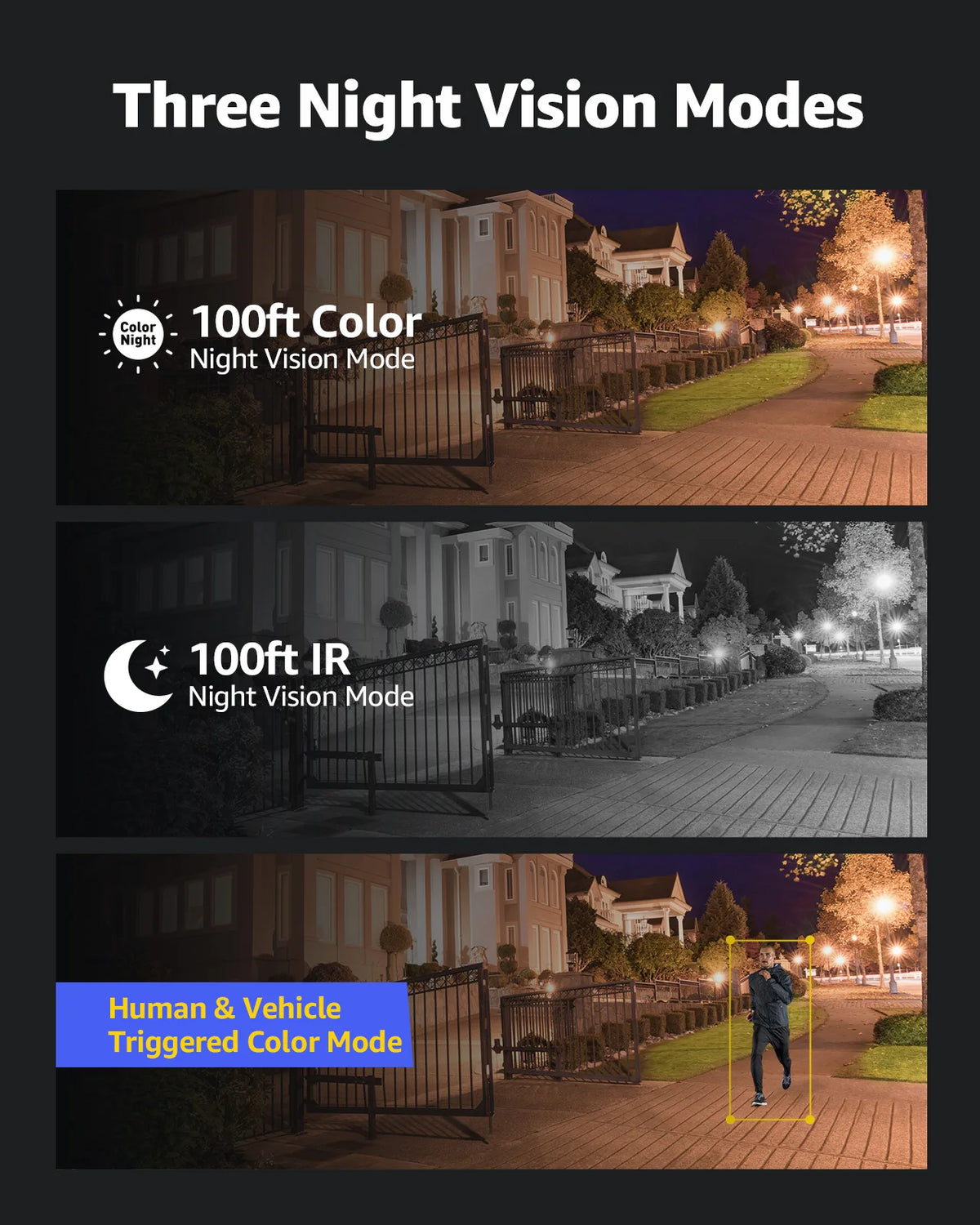 12MP PoE Outdoor Bullet Security Camera with Color Night Vision