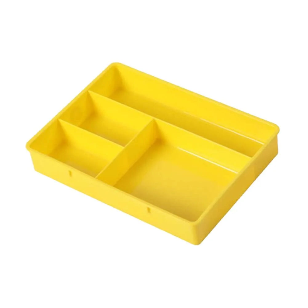 Four-Grid Drawer Organiser, 20 × 15.5 × 3 cm, PP Tray