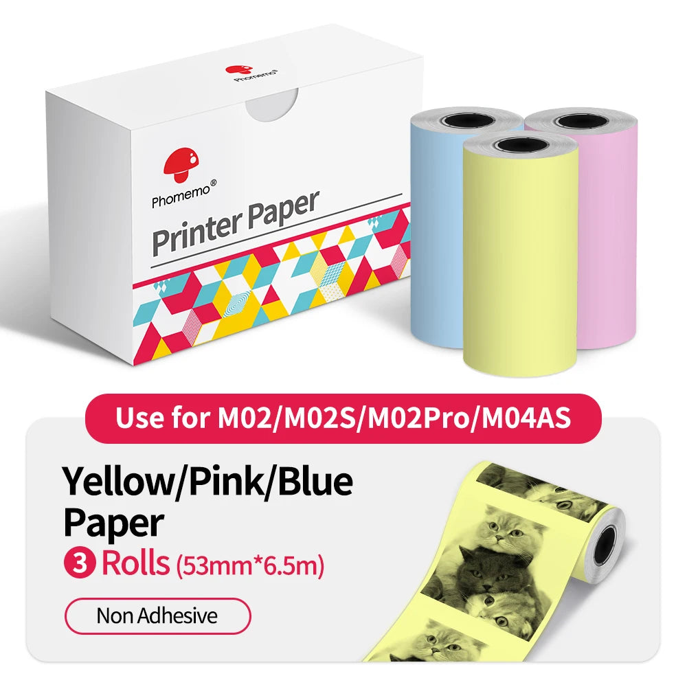 Thermal Printer Paper - Adhesive and Plain Options