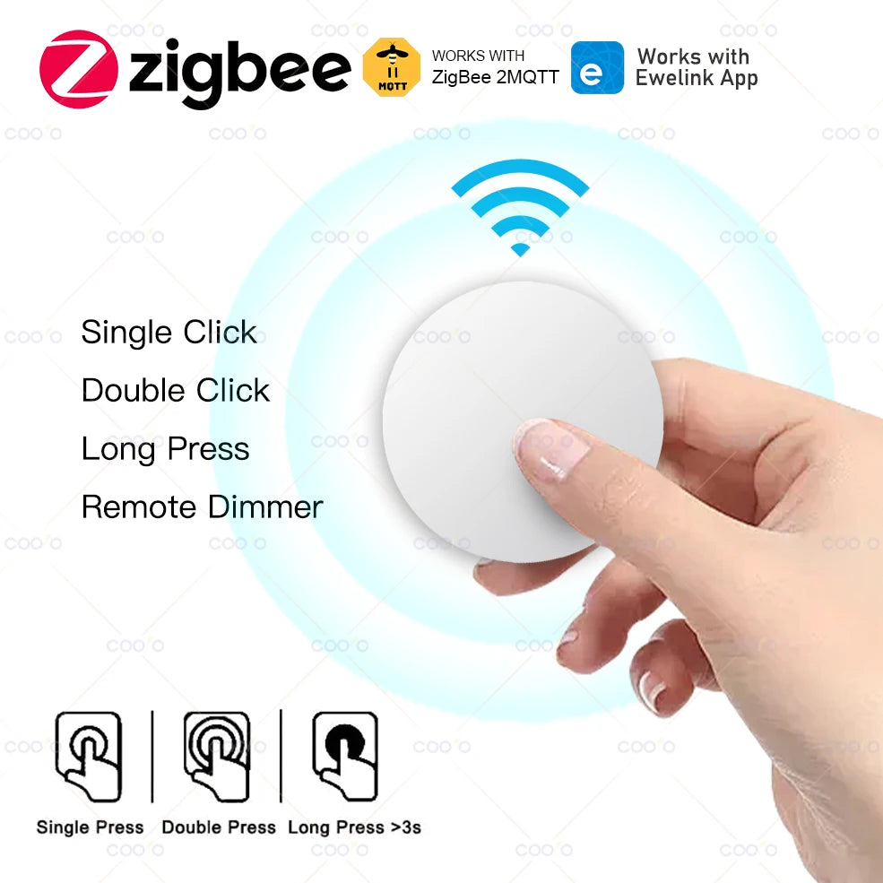 Zigbee Wireless Scene Switch Button for eWeLink