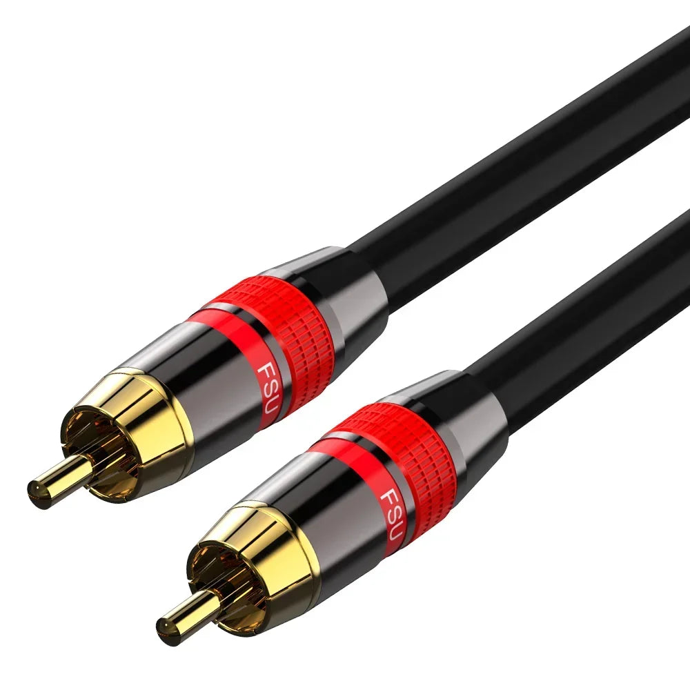 Cabo de áudio digital coaxial RCA, 0.5–5 m