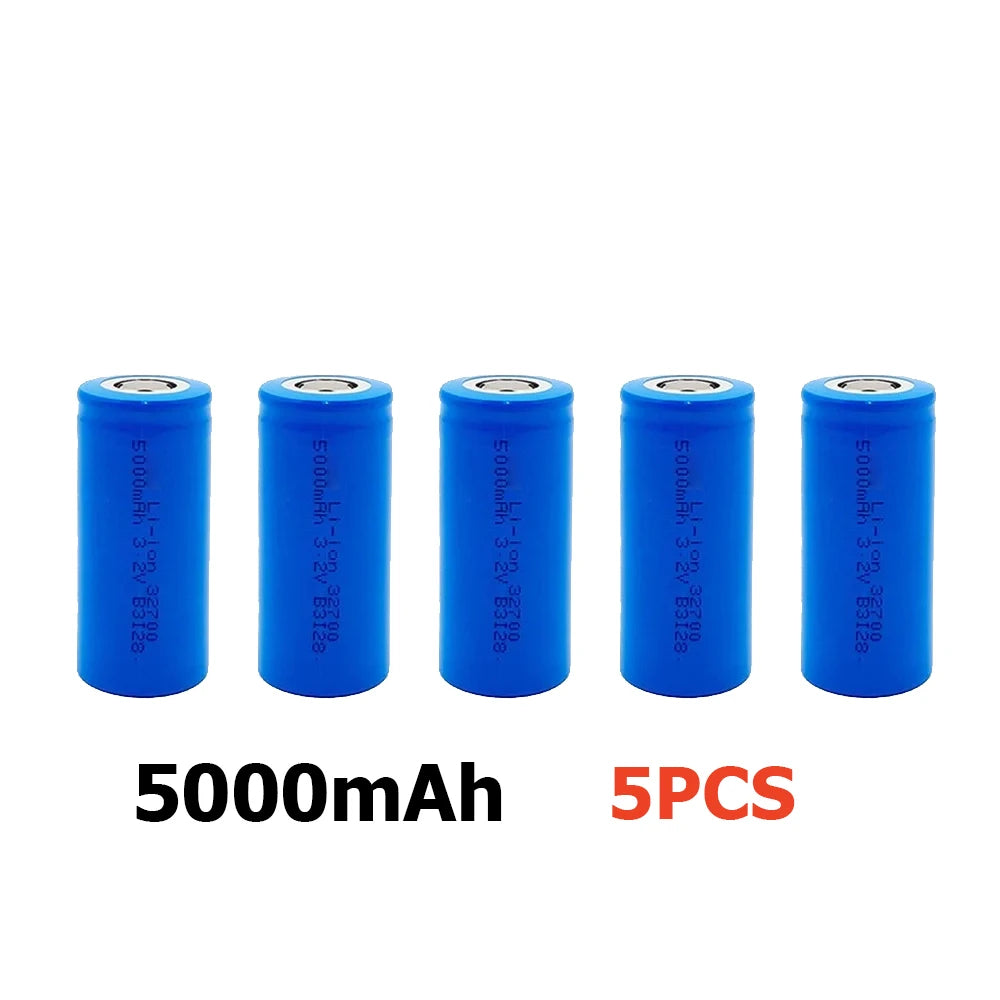 32700 LiFePO4 Battery Cell, 3.2 V 5000 mAh, 35 A