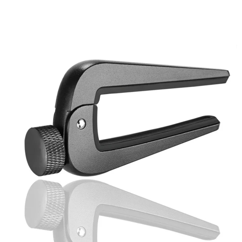 Adjustable Wide Guitar Capo with Dual Contact Profiles