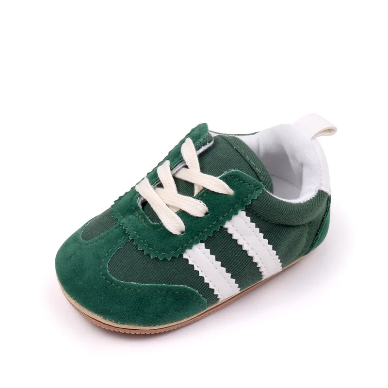 Baby Casual Sports Shoes with PVC Sole