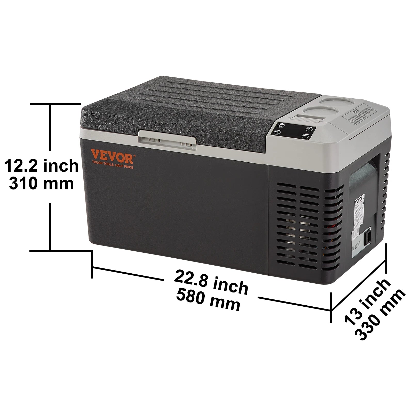 20L Portable Car Refrigerator Freezer 21Qt Mini Fridge for Travel