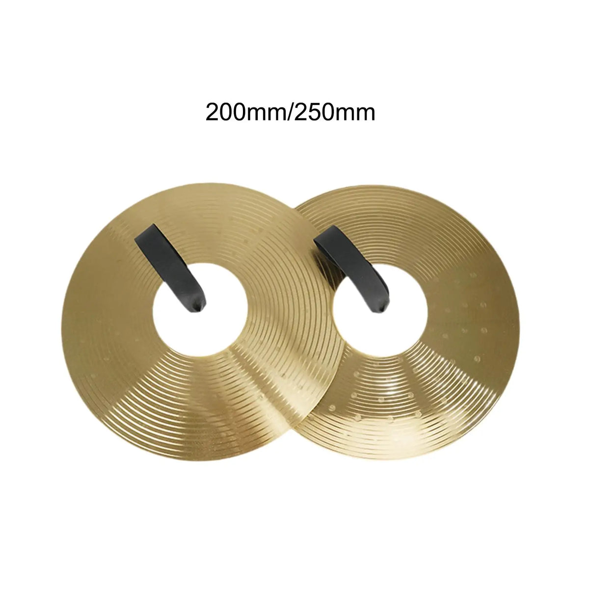 Hand Crash cymbaler med remmar - par