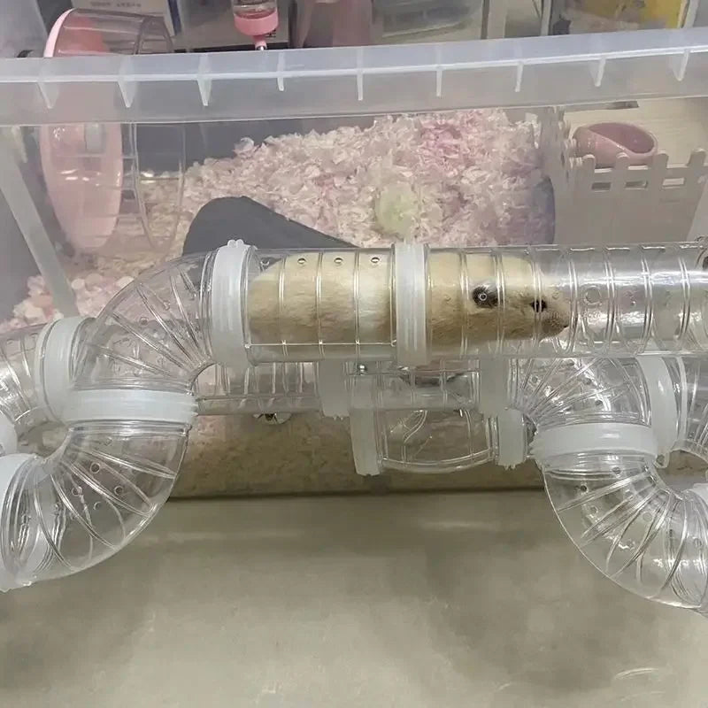 Ensemble de tunnel modulable pour hamster
