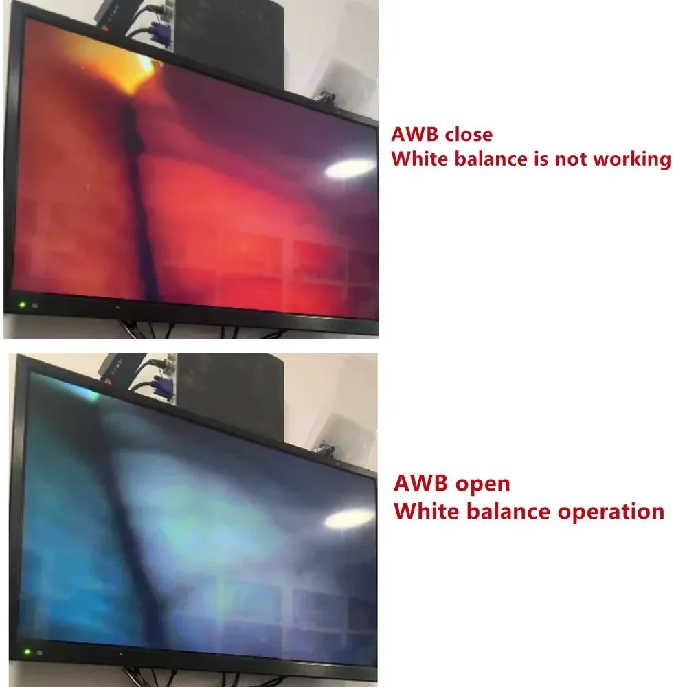 Veterinary Endoscope Camera with AWB Switch and OSD Control