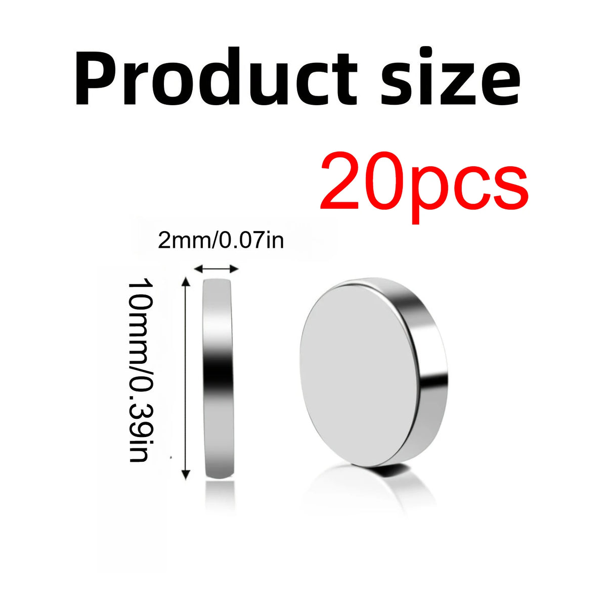 10x1/10x2/10x3 mm-20/50/100 ks kruhové magnety do chladničky, široko používané v kanceláriách, DIY, tabuľová doska, kuchynské náradie, skladovanie, nechty, umenie