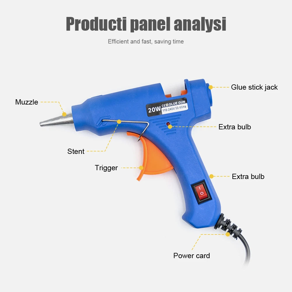 20 W Mini Hot-Glue Gun - Kit Options