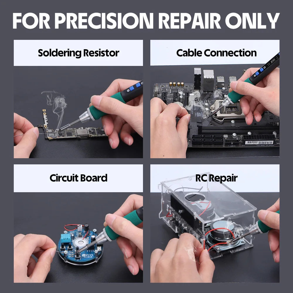 Přenosná pájecí sada WEP 928D-IV s napájením Type-C